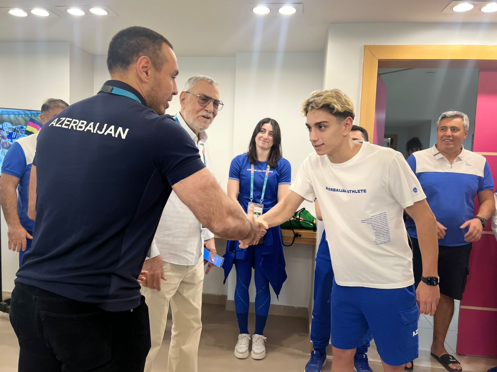 Milli Olimpiya Komitəsinin rəsmiləri Ər-Riyadda Atletlər kəndində olublar